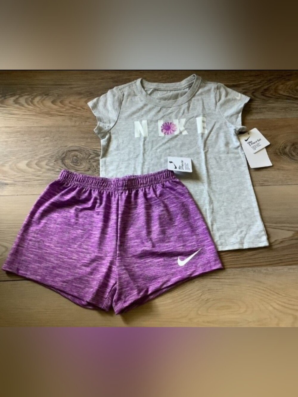 Nike Girls Tee & Shorts Set Size 6X(NWT)